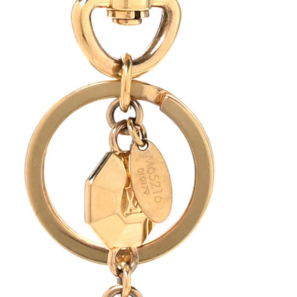 Louis Vuitton LV Facettes Bag Charm Key Holder Gold 3 of 3