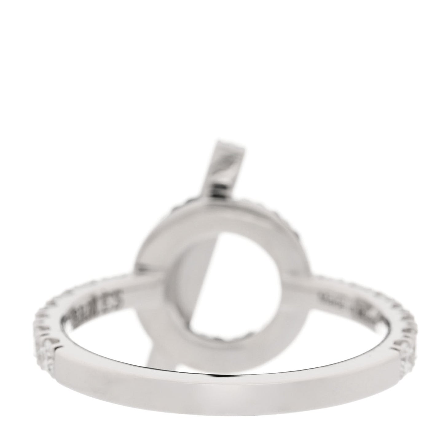 18K White Gold Diamond Finesse Ring 53 6.25