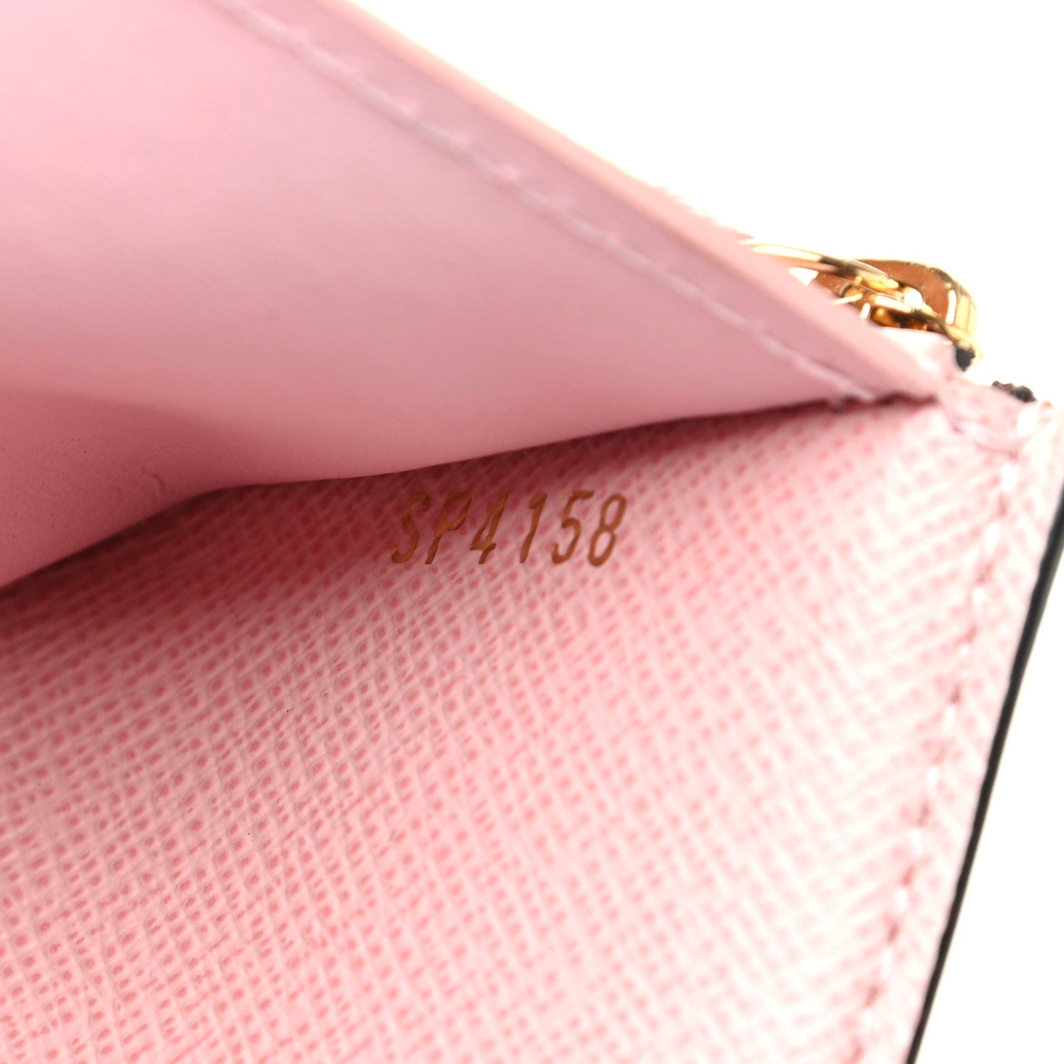 Louis Vuitton Damier Ebene Victorine Wallet Rose Ballerine 7 of 8