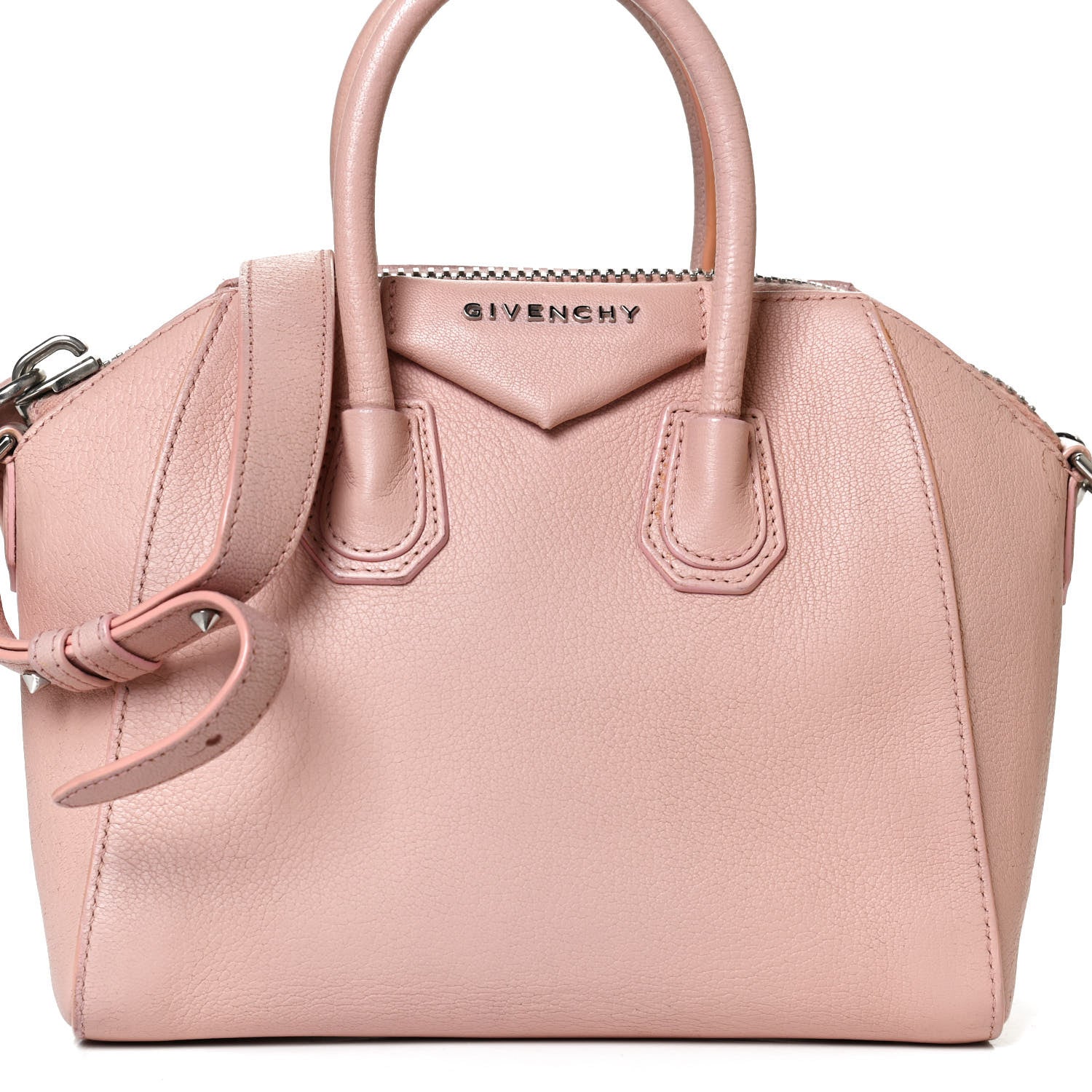 Givenchy Sugar Goatskin Mini Antigona Pink 9 of 13