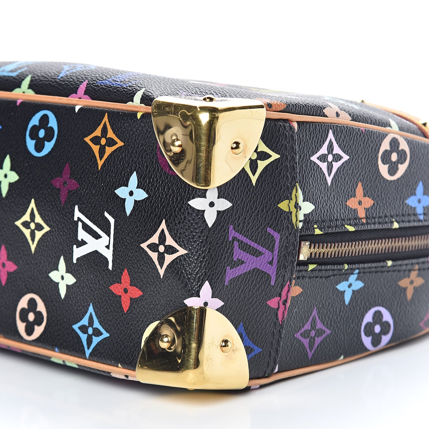Louis Vuitton Monogram Multicolor Trouville Black 6 of 12