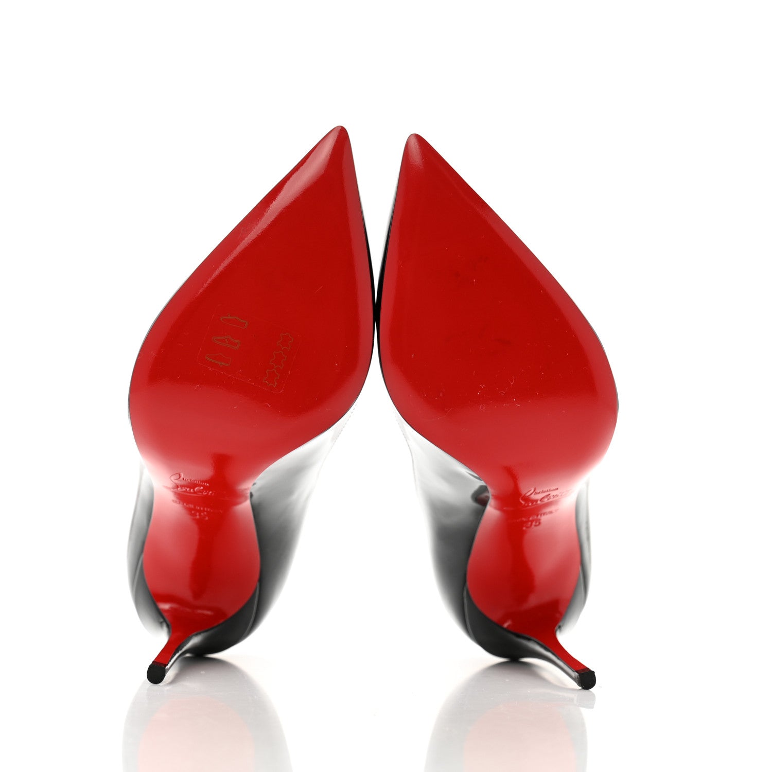 Christian Louboutin Patent Pigalle Follies 100 Pumps 35 Black 6 of 11