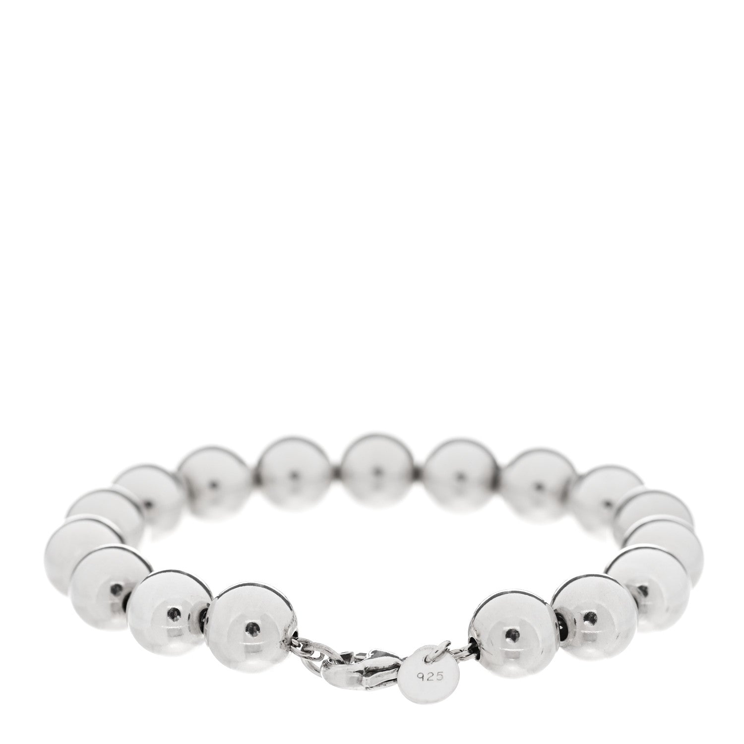Tiffany Sterling Silver 10mm HardWear Ball Bracelet 2 of 4