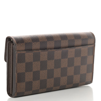 Louis Vuitton Damier Ebene Sarah Wallet NM 3 of 12