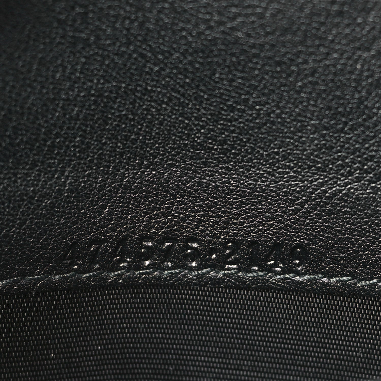 Gucci Velvet Matelasse GG Marmont Chain Wallet Black 7 of 9