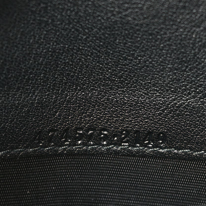 Gucci Velvet Matelasse GG Marmont Chain Wallet Black 7 of 9