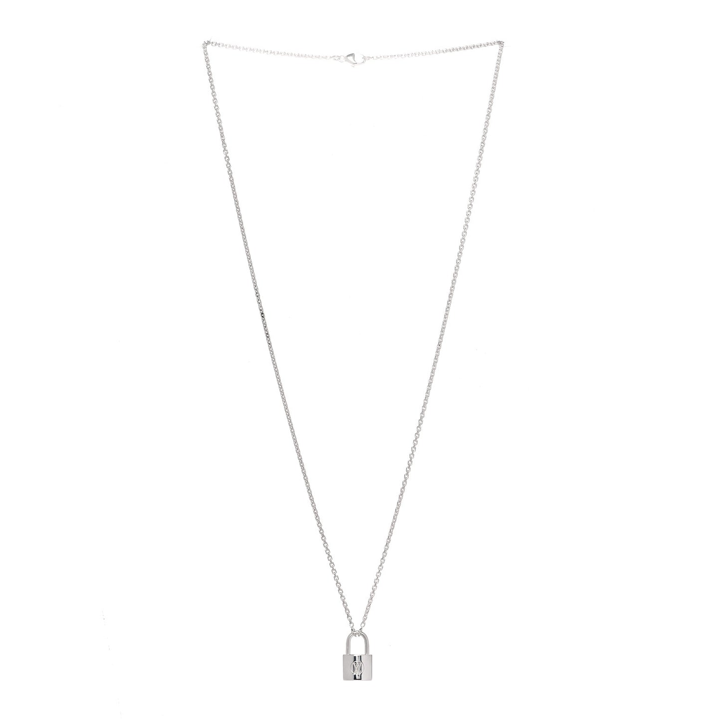 Sterling Silver Lockit Necklace