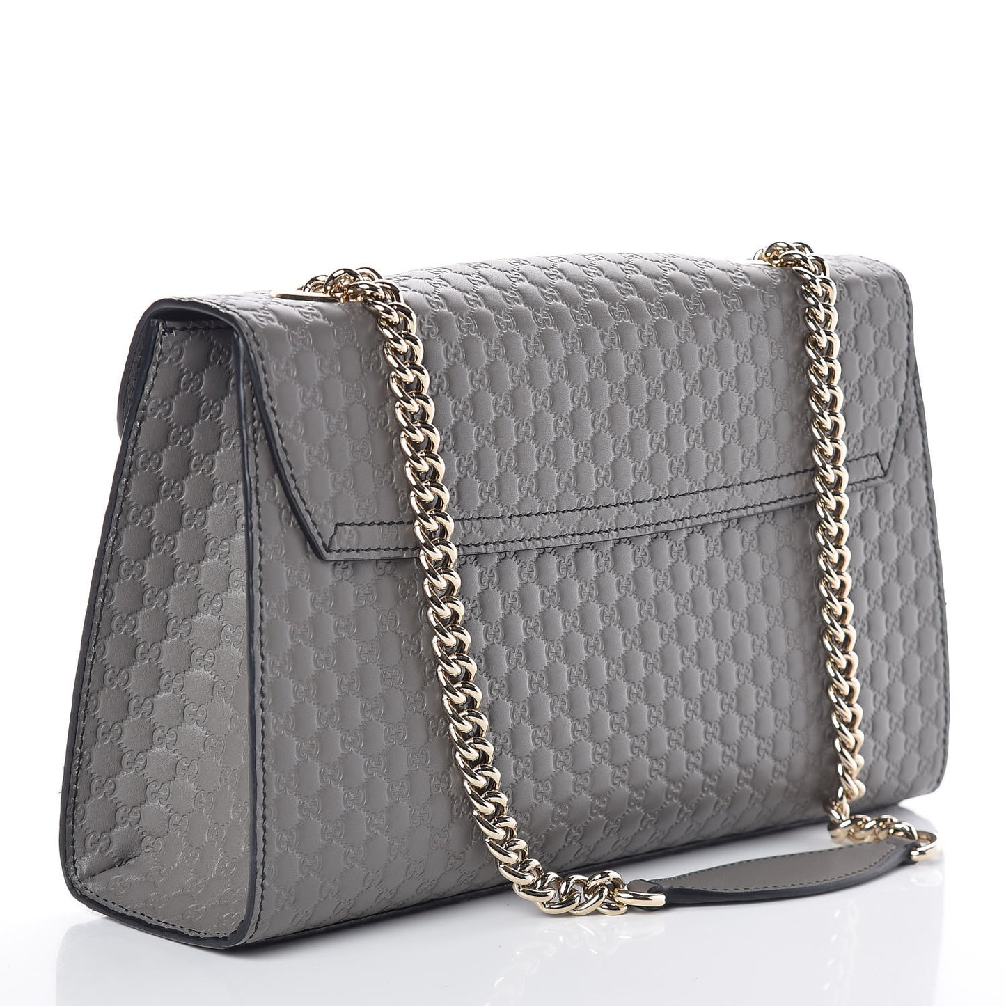 Soft Microguccissima Medium Emily Chain Shoulder Bag Loess