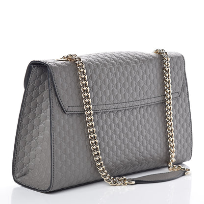 Gucci Soft Microguccissima Medium Emily Chain Shoulder Bag Loess 3 of 9