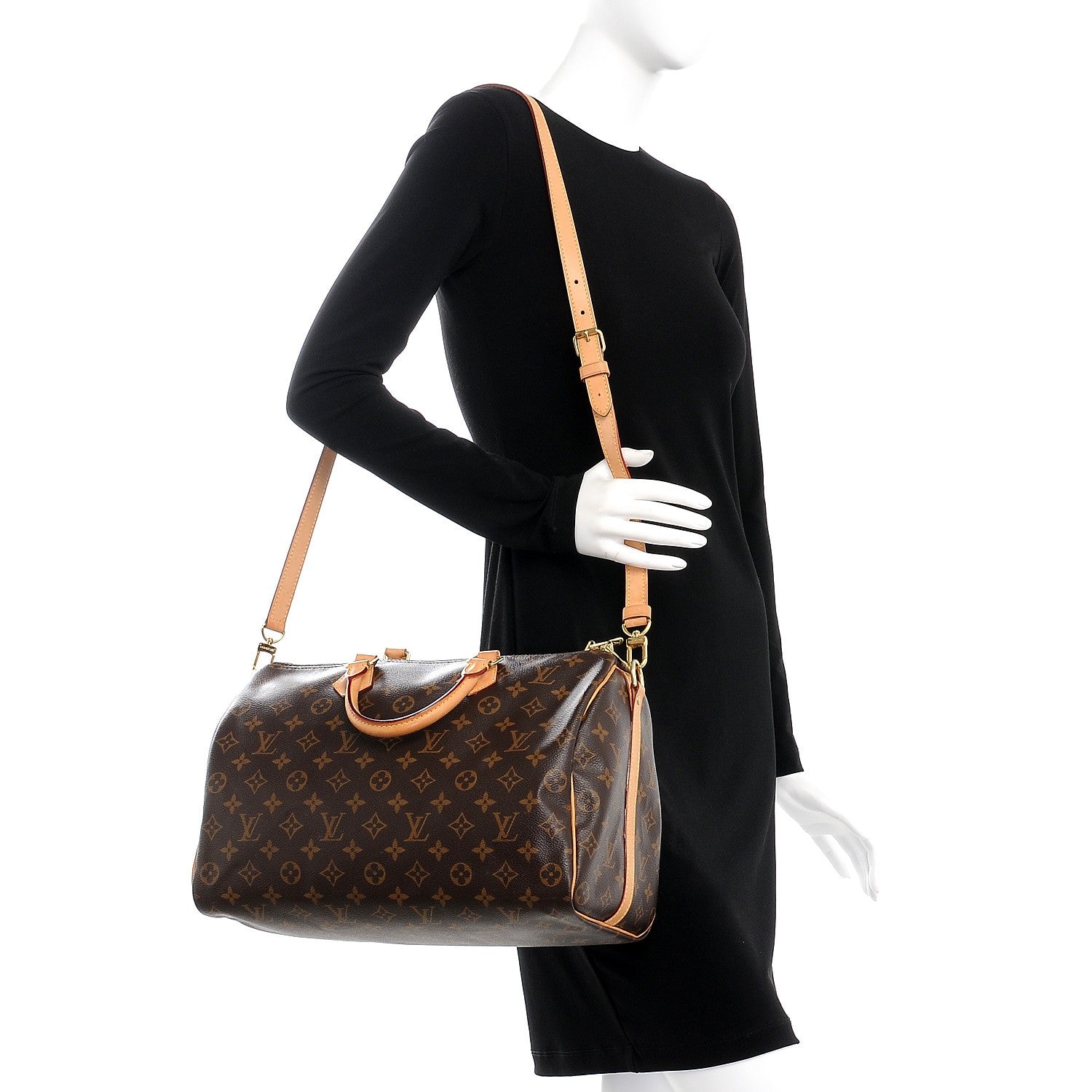 Louis Vuitton Monogram Speedy Bandouliere 35 2 of 11