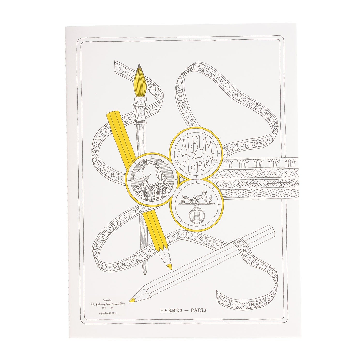Hermes Coloring Book 92728 – FASHIONPHILE