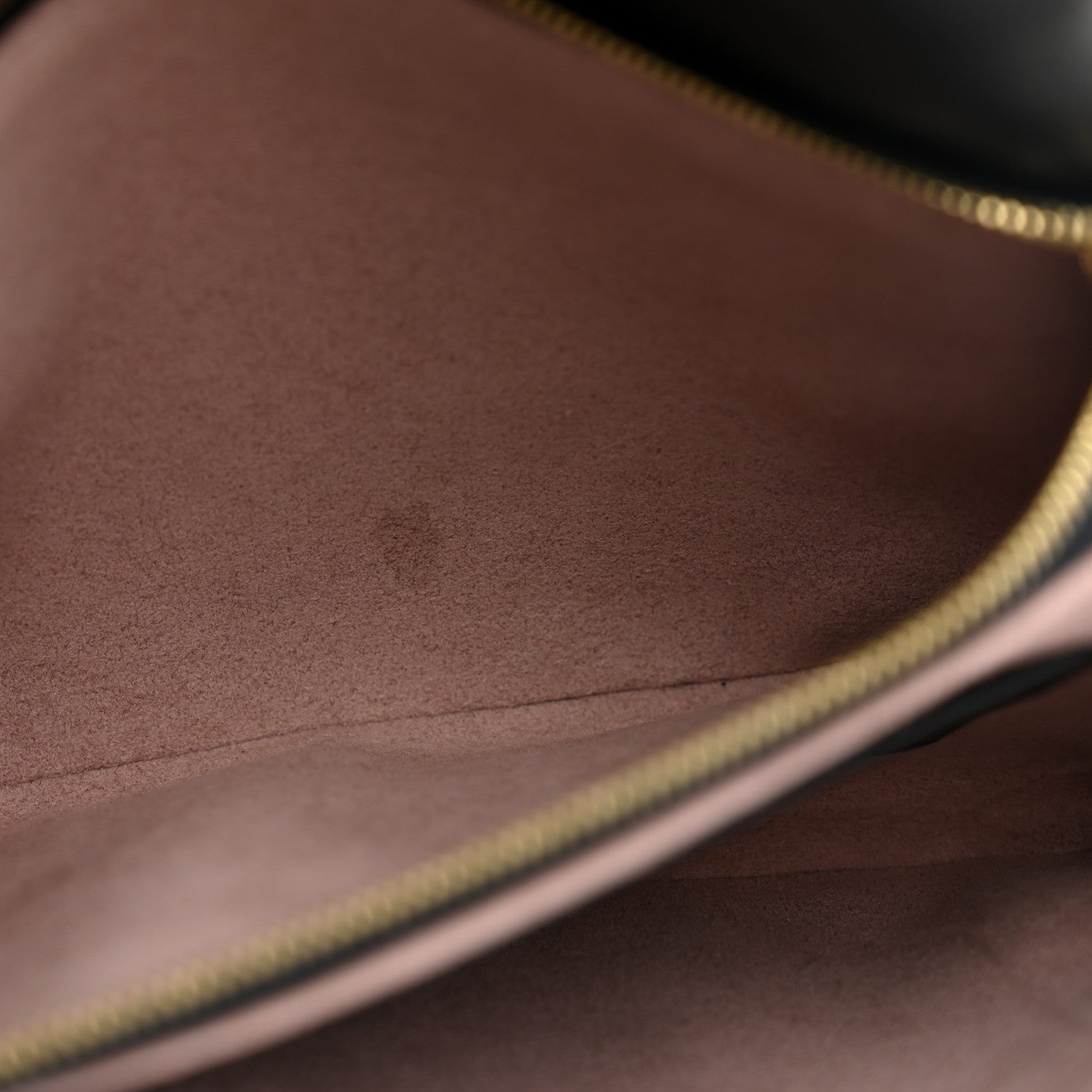 Louis Vuitton Lambskin Embossed Monogram Pochette Coussin Black 10 of 11