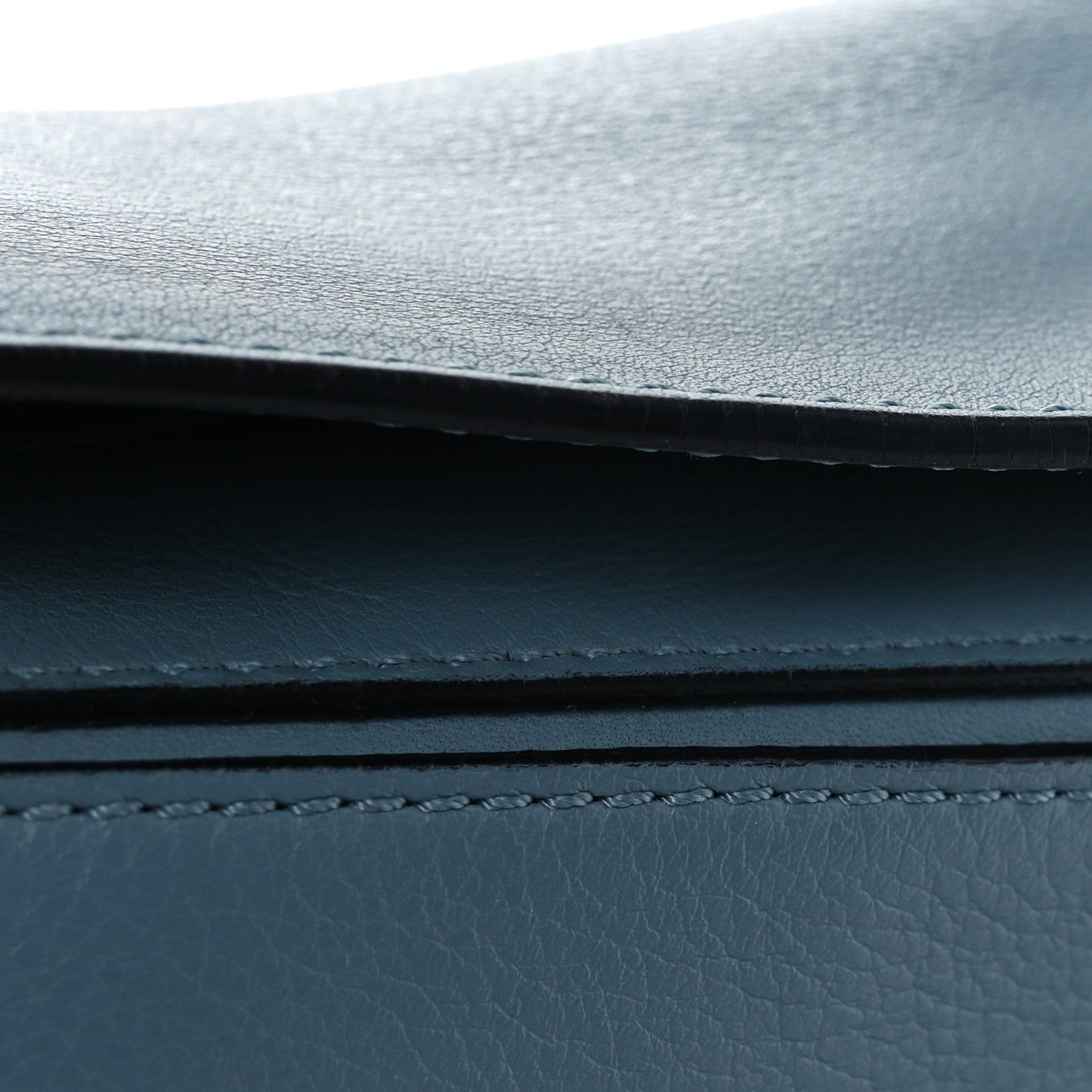 Loewe Calfskin Small Puzzle Bag Stone Blue 15 of 15