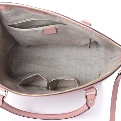 Gucci Soft Microguccissima Large Dome Satchel Soft Pink 5 of 9