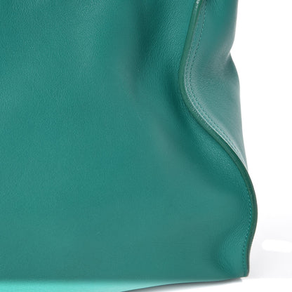 Saint Laurent Calfskin Small Classic Y Cabas Green 14 of 14