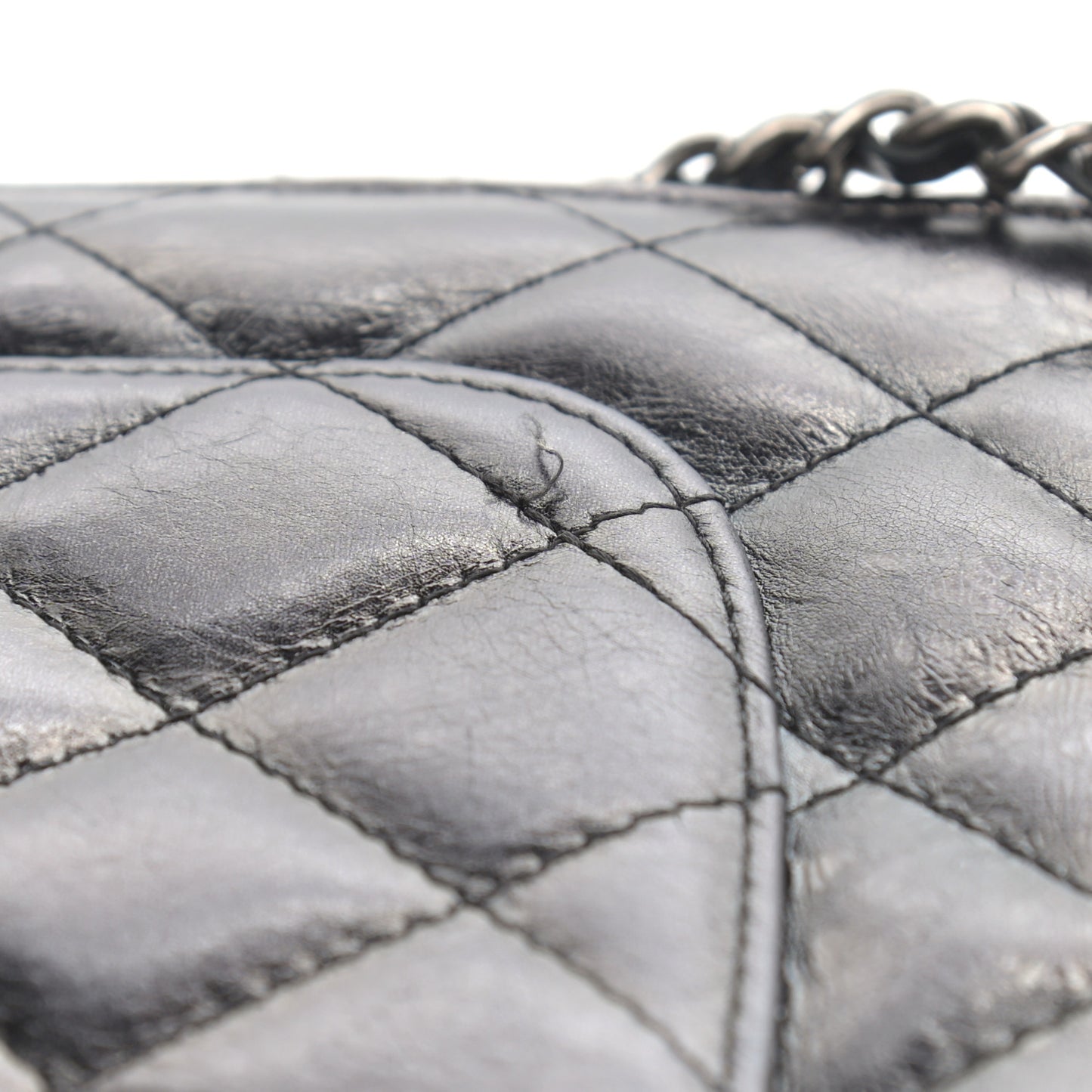 Aged Calfskin Reissue Wallet On Chain WOC Black