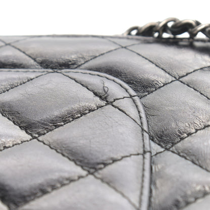 Chanel Aged Calfskin Reissue Wallet On Chain WOC Black 10 of 13