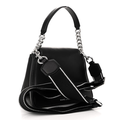 Marc Jacobs Calfskin J Marc Chain Mini Satchel Black Silver 3 of 9