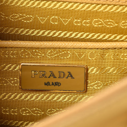 Prada Saffiano Medium Galleria Double Zip Tote Ginestra 7 of 14