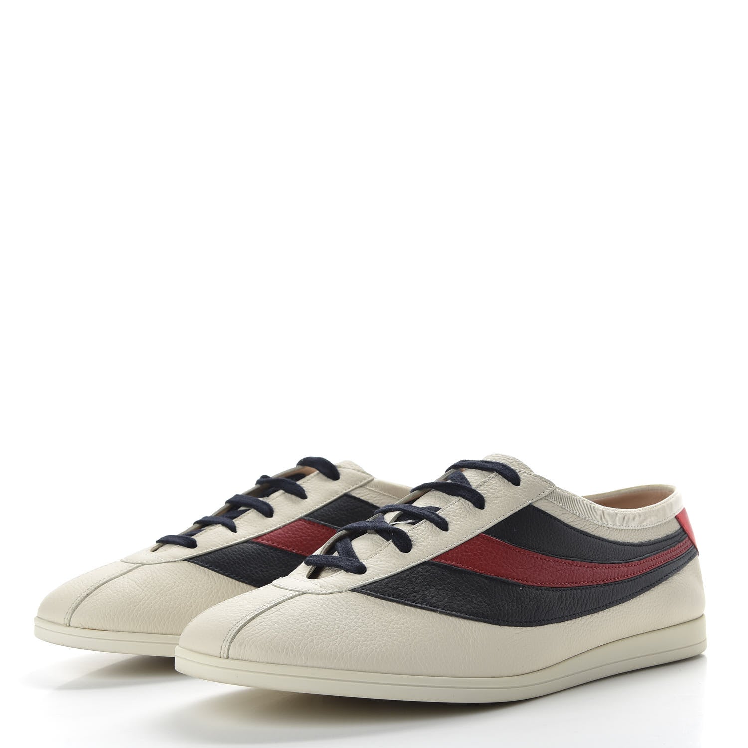 Gucci Calfskin Mens Falacer Sneakers 9.5 Nero Black 3 of 11
