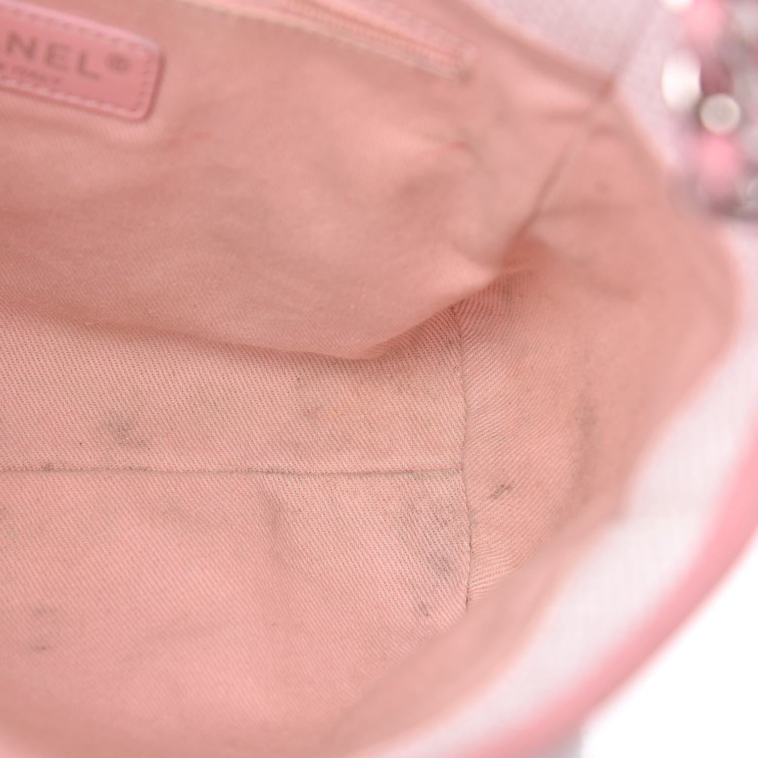 Chanel Woven Straw Raffia Small Deauville Messenger Light Pink 16 of 17