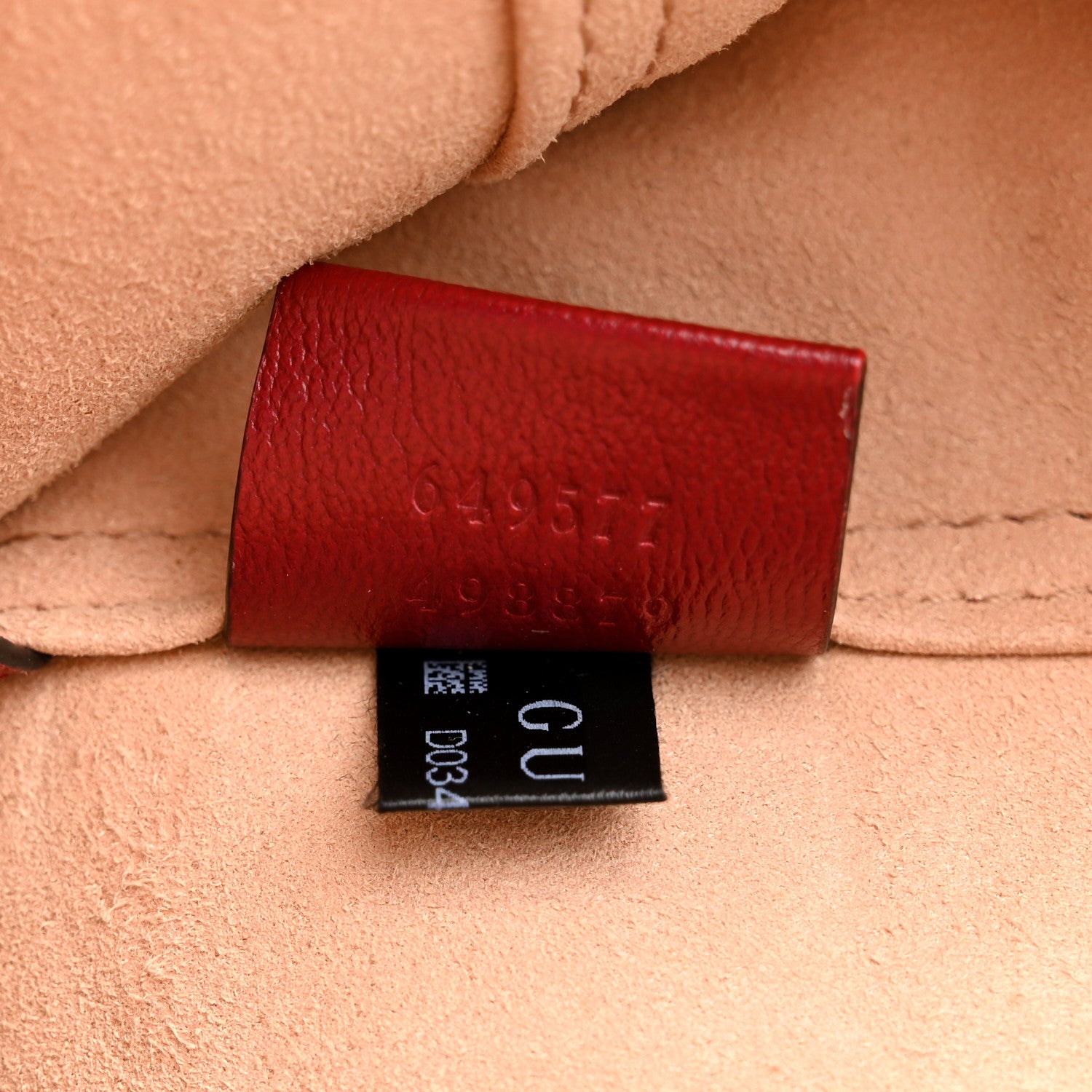 Gucci New Sakai Calfskin Lux Medium Dahlia Tote New Cherry Red 8 of 17