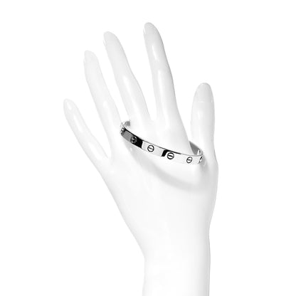 Cartier 18K White Gold LOVE Bracelet 16 2 of 7