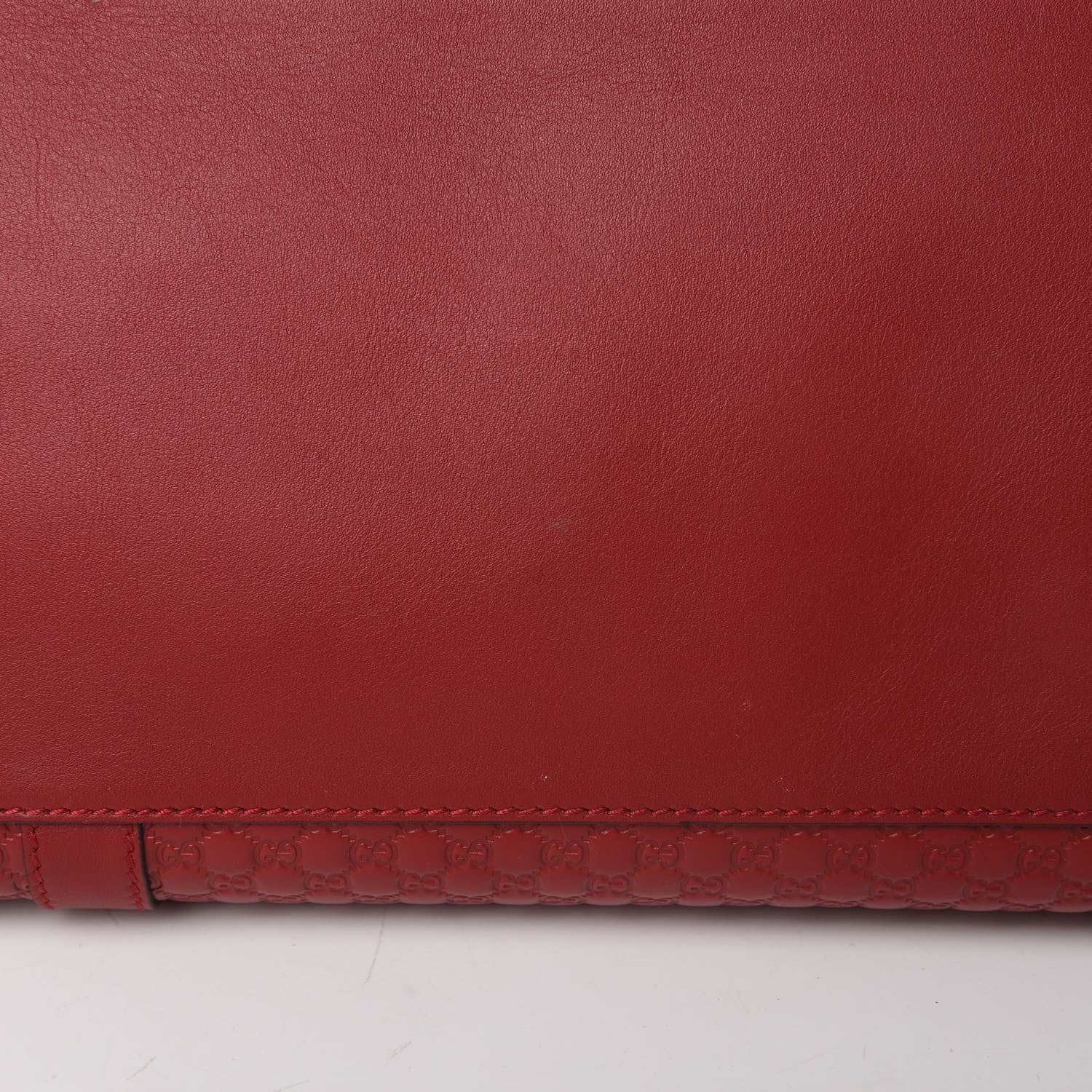 Gucci Soft Microguccissima Large Dome Satchel Red 12 of 14