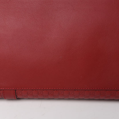 Gucci Soft Microguccissima Large Dome Satchel Red 12 of 14