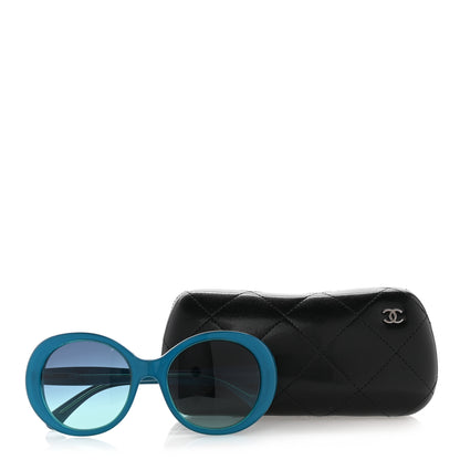 Chanel CC Sunglasses 5238 Turquoise 8 of 8