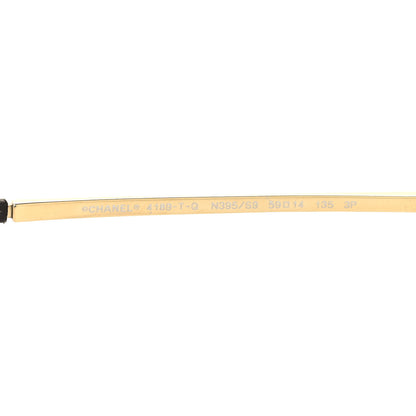 Chanel Aviator CC Sunglasses 4189-T-Q Gold 5 of 8
