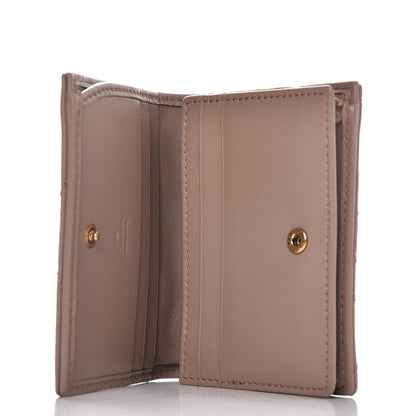 Gucci Calfskin Matelasse GG Marmont Card Case Wallet Porcelain Rose 5 of 8