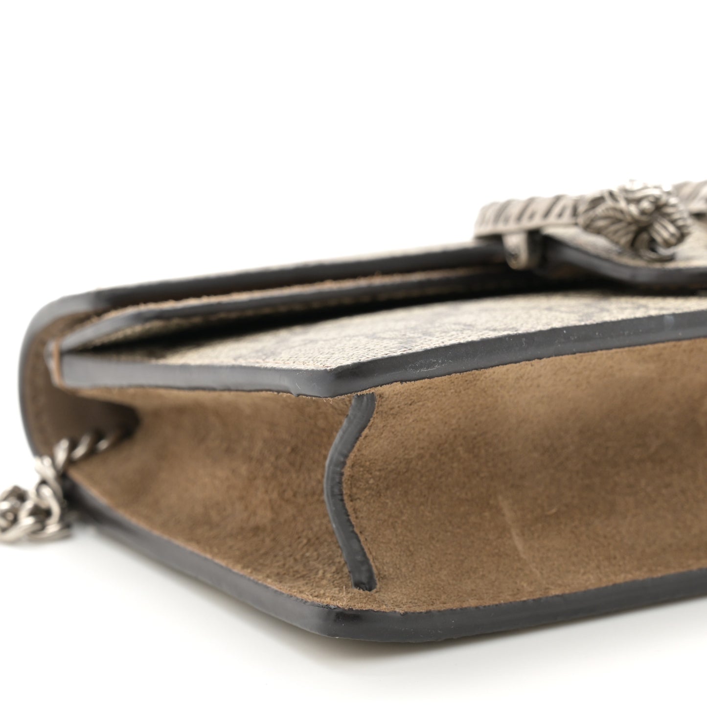 GG Supreme Monogram Super Mini Dionysus Shoulder Bag Taupe