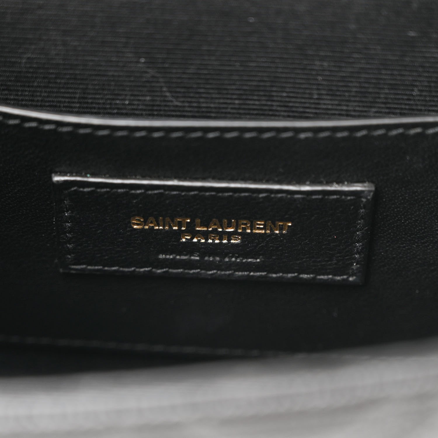 Saint Laurent Grain De Poudre Textured Mixed Matelasse Triquilt Small Monogram Satchel Black 7 of 13