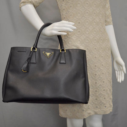 Prada Saffiano Lux Tote Nero Black 2 of 10