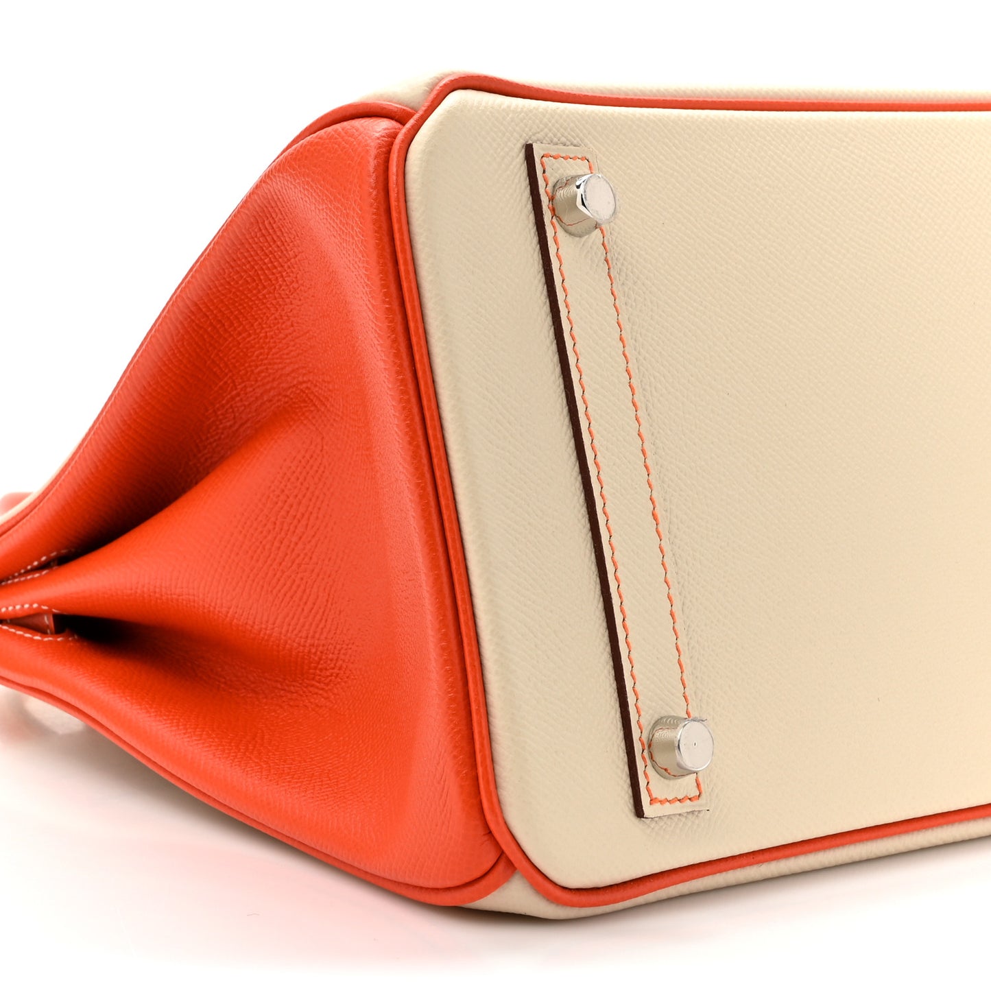 Epsom Horseshoe Birkin 30 Craie Feu
