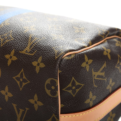 Louis Vuitton Monogram My LV Heritage Speedy Bandouliere 25 Blue Marine de France 12 of 14