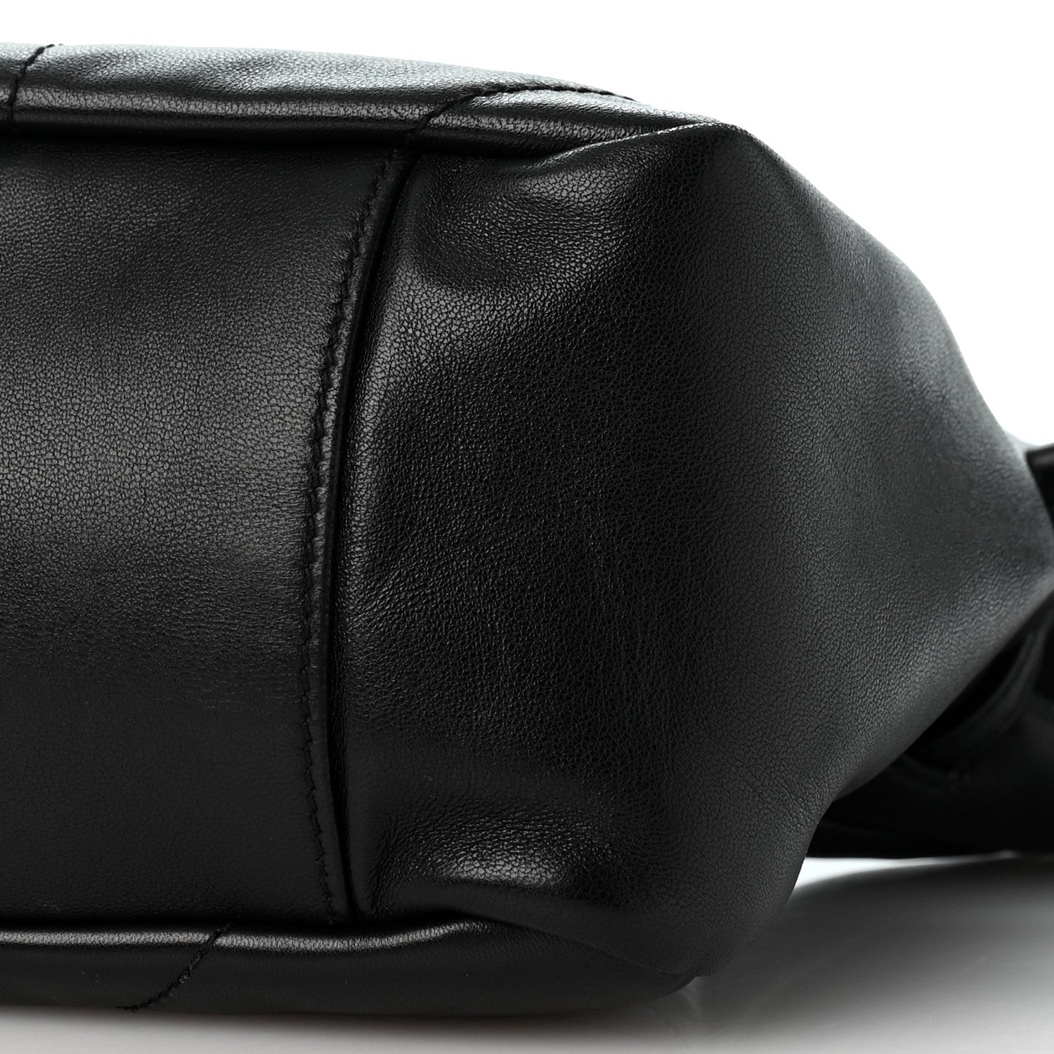 Saint Laurent Lambskin Matelasse Monogram Medium Jamie Shoulder Pouch Bag Black 10 of 12