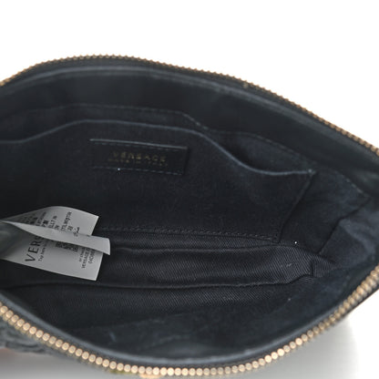 Versace Nappa Barocco Quilted Vanitas Chain Crossbody Bag Black 5 of 12