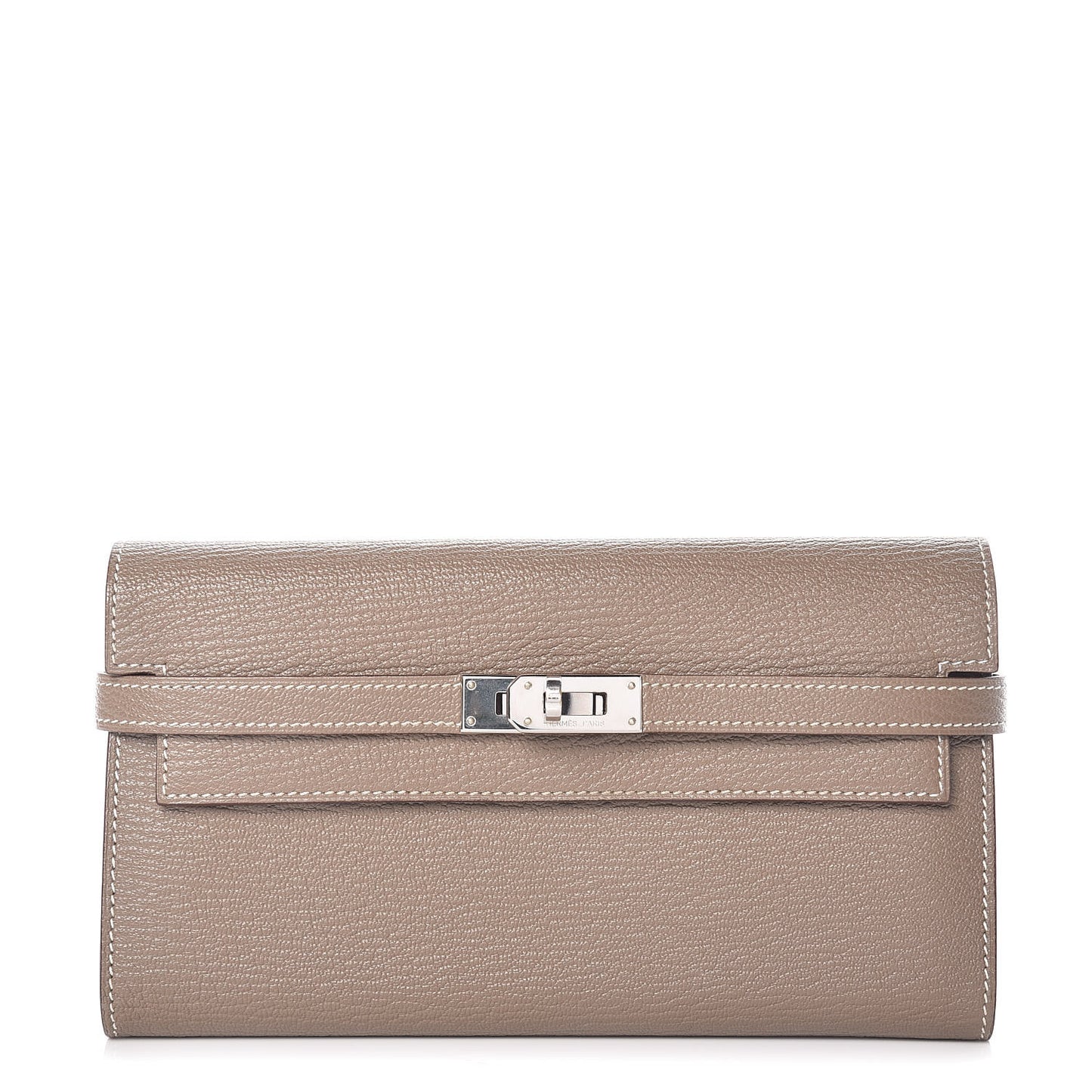 Chevre Mysore Kelly Longue Wallet Etoupe