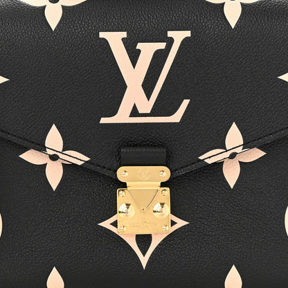 Louis Vuitton Empreinte Monogram Giant Pochette Metis Black Beige 7 of 12