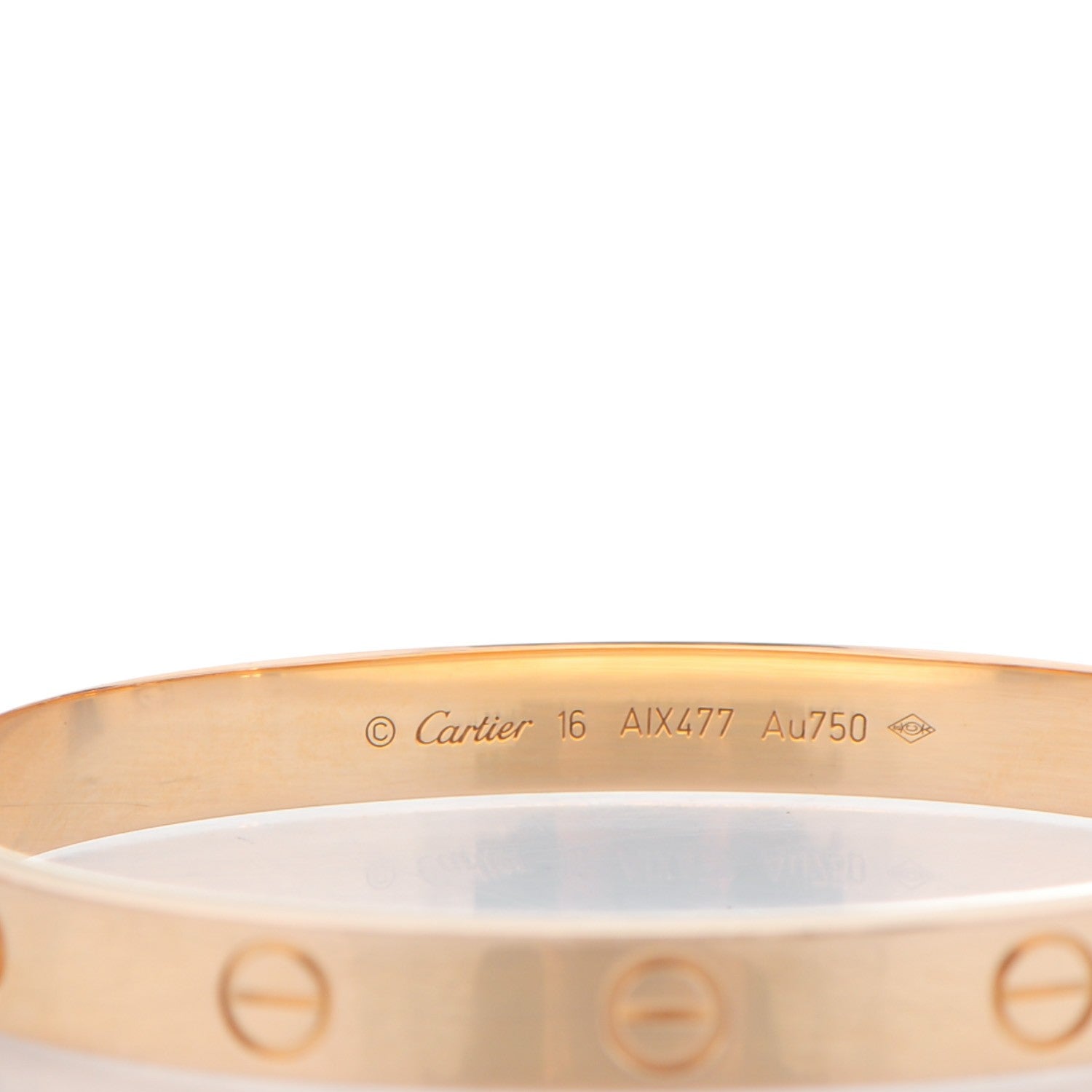 Cartier 18K Pink Gold LOVE Bracelet 16 4 of 6