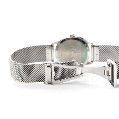 Gucci Stainless Steel Turquoise Mother of Pearl 29mm G-Timeless Charm Quartz Watch 5 of 6
