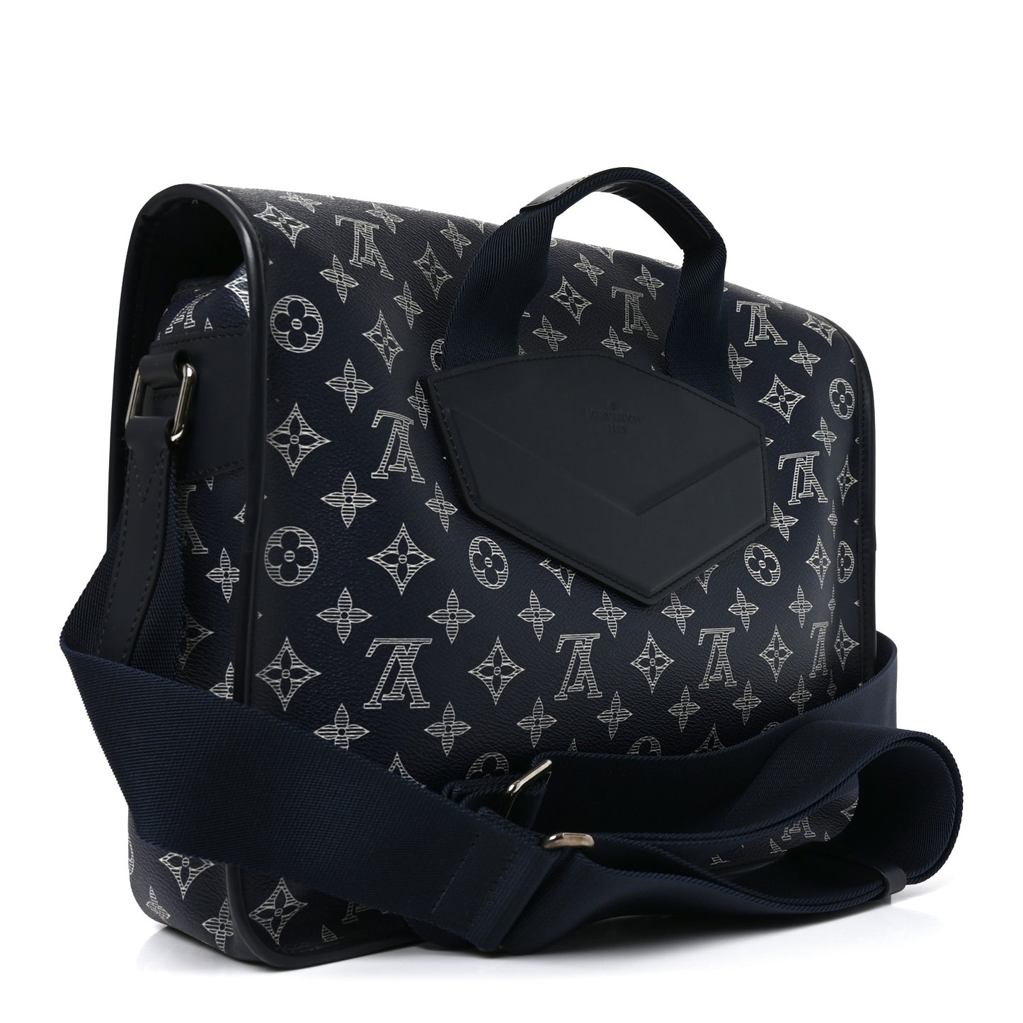 Savane Monogram Zebra Chapman Messenger GM Encre