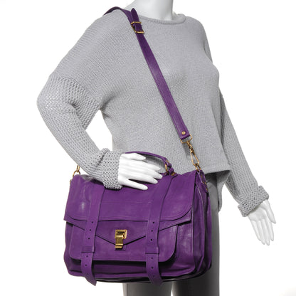 Proenza Schouler Lambskin PS1 Large Satchel Veruca Salt 2 of 8