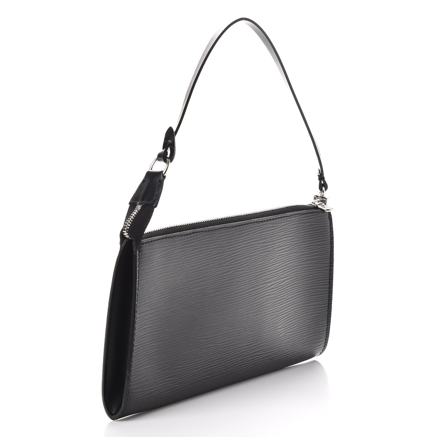 Louis Vuitton Epi Pochette Accessories 24 Black 3 of 7