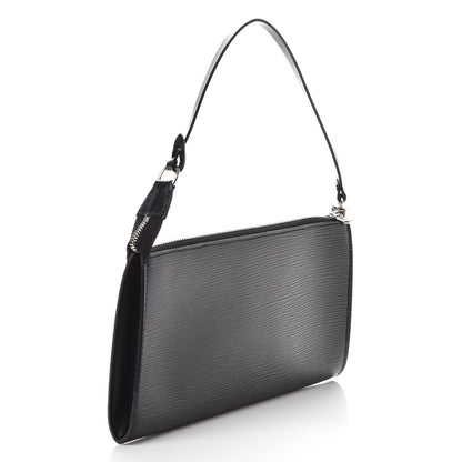 Louis Vuitton Epi Pochette Accessories 24 Black 3 of 7