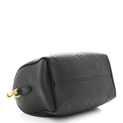 Louis Vuitton Empreinte Monogram Giant Speedy Bandouliere 20 Black 4 of 11