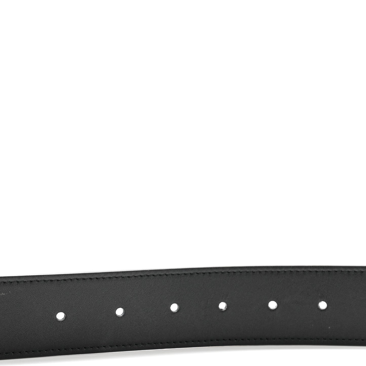 Moon Calfskin Scales Double G 40mm Belt 80 32 Black