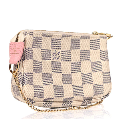 Louis Vuitton Damier Azur 2018 Christmas Animation Mini Pochette Accessories 3 of 8
